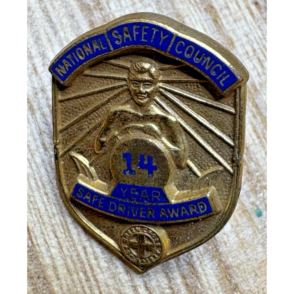 National Safety Council 14 Year Safe Driver Award Green Cross For Safety